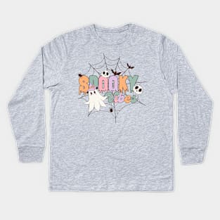 Spooky Vibes Kids Long Sleeve T-Shirt